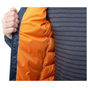 Winter Men's Puffer Jacket Canvas Thickening High Street Style Quick Dry Breathable Stand Collar Front Logo <b>for</b> Hiking - Product Image 4