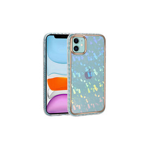 Coque en silicone transparente lumineuse Netzy pour iPhone 11 compatible avec 14 Plus 13 Pro Max 7 Plus - Styles INS à motifs Modèle NO1 - Product Image 1