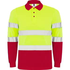 Maglietta Polo ad Alta Visibilità POLARIS L/S, Articolo Promozionale per Merchandising - Product Image 2