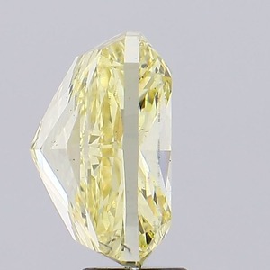 Meilleure bague cloutée jaune vif fantaisie en diamant cultivé en laboratoire populaire 18K or blanc taille coussin 8.60ct SI1 IGI 588344718 - Product Image 3