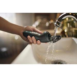 Afeitadora Eléctrica Inalámbrica con Triple Cuchilla, Recortadora Desplegable, Recargable, Impermeable IPX7, Diseño Rotatorio, Operación Alemana, para Barba y Cuerpo - Product Image 4