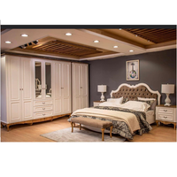 Ensemble de chambre à coucher DOSIN en chêne massif traditionnel, design pliable, haute qualité, confortable et luxueux, modèle DS23125