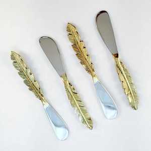 Ensemble de couteaux à fromage avec manche en résine Ensemble de couteaux en acier inoxydable Cuisine imparable pour la maison et le restaurant Poignée commune Outils à fromage - Product Image 6