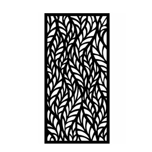 Dernier design Écran de jardin en métal peint en couleur noire Conception découpée au laser pour une utilisation décorative en toute intimité Écran de jardin en métal pour le jardin - Product Image 6