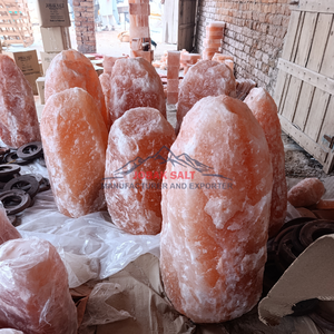 โคมไฟเกลือหินหิมาลัยธรรมชาติแกะสลักด้วยมือฮวงจุ้ยขนาดใหญ่แกะสลักด้วยมือได้รับการรับรองมาตรฐาน ISO - Product Image 4