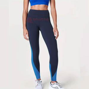 Pantalones de Yoga de calidad superior para mujer, mallas con bolsillos de cintura alta, cómodas mallas deportivas personalizables de LICRA para mujer - Product Image 2