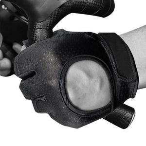 Guantes de Gimnasio de Medio Dedo para Levantamiento de Pesas con Correa de Muñeca Ajustable, Unisex, Material de Spandex para Entrenamiento Físico - Product Image 6
