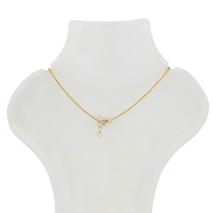 Collar de Oro Amarillo Sólido de 14K con Diamante Cultivado en Laboratorio de 2.24 Quilates, Corte Brillante, Certificado IGI, con Engaste de Lujo en Forma de Y para Mujer - Product Image 5