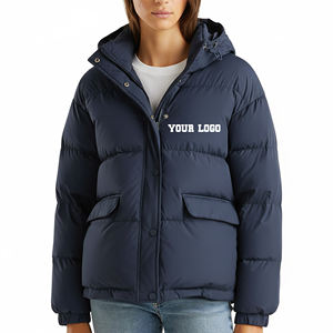 แจ็คเก็ตพัฟเฟอร์สตรีทแวร์สั่งทำขายส่งสำหรับผู้หญิง เสื้อกันลมแฟชั่นกลางแจ้ง คุณภาพพรีเมียม ทรงหลวม แจ็คเก็ตบับเบิ้ล - Product Image 1