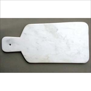 Elegante tabla de cortar con forma de murciélago de mármol blanco para cortar verduras y pan, elegante cocina duradera esencial para el hogar - Product Image 3