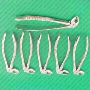 Forceps d'extraction dentaire MD4 de qualité supérieure en acier inoxydable, forceps d'extraction dentaire pour chirurgie orale, instruments chirurgicaux dentaires manuels - Product Image 6