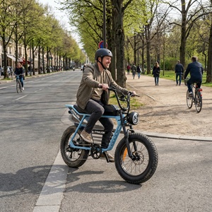 Bicicletta Elettrica Speciale con Pneumatici Larghi e Portapacchi Multifunzione, <span class=keywords><strong>Bici</strong></span> Elettrica da Esterno per Campeggio, Pendolarismo e Trasporto Attrezzature - Product Image 6