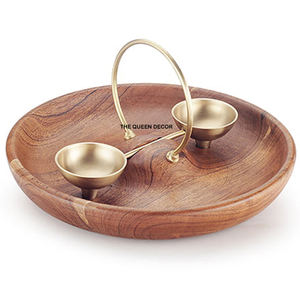 High on Demand Leaf Chip Dip Bowls for Unique Looking <b>Table</b> Top for Cookie Storing Purposes From Indian Manufacturer - Product Image 6