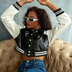 High Quality Wool Women's Winter <b>Jackets</b> with Long Sleeves Breathable Cropped Styles Customized Logo-<b>Smart</b> Stylized Men's Wear - Product Image 1