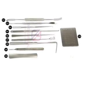 ชุดผ่าตัดเสริมจมูก 24 ชิ้น |   ชุดเครื่องมือผ่าตัดคุณภาพสูง ผลิตจากเหล็กกล้าไร้สนิมเยอรมัน สำหรับงานศัลยกรรมตกแต่งจมูก - Product Image 2