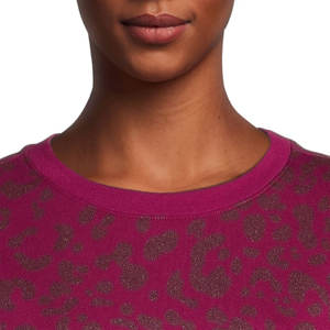 Venta al por mayor grueso impreso Sudadera Mujer Casual sólido manga larga suelta Fit Tops pulóver Otoño Invierno sudaderas - Product Image 4