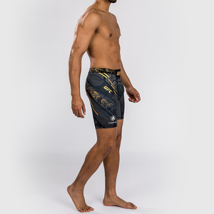 2025 chất lượng hàng đầu MMA chiến đấu quần short nén vải pha trộn quần short xác thực chiến đấu đêm người đàn ông VALE tudo ngắn/Vàng - Product Image 5