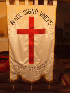 Masonic Regalia Knight Templer Banner Bandera Bordado Calidad superior 2025 Nuevo Bordado personalizado Mason Banners - Product Image 6