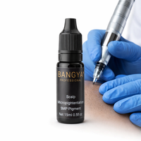 Encre de tatouage SMP à marque privée, pigment professionnel pour micropigmentation du cuir chevelu, 15 ml, encre de maquillage permanent, fabricant