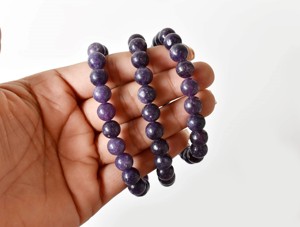 Top Wholesale Quality Lepidolite 8mm Crystal Healing <b>Beaded</b> <b>Bracelet</b> <b>For</b> Meditation Jewelry - Product Image 1