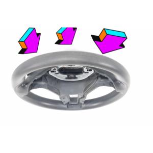 Volante con Comandi al Volante per Cambio Marcia Mercedes Classe A (W176) OM 651.930 (12>18) - Product Image 5
