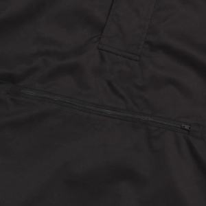 Nueva Chaqueta Cortavientos de Diseño 2026 con Cuello Alto de Lona, Ribete Reflectante, Cremallera y Bolsillo en el Pecho, Color Negro, Resistente al Viento - Product Image 4