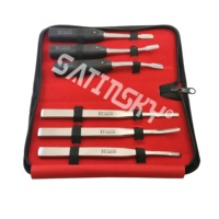Kit d'outils d'entretien de chaussures de toilettage de sabot de maréchal-ferrant de cheval de 10 pièces avec outil de sac de transport, ensemble de coupe de sabot de râpe, outil de coupe de chaussure de cheval