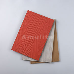 Panneau de <span class=keywords><strong>ciment</strong></span> de <span class=keywords><strong>fibre</strong></span> de mur extérieur avec le grain en bois réaliste - Product Image 1