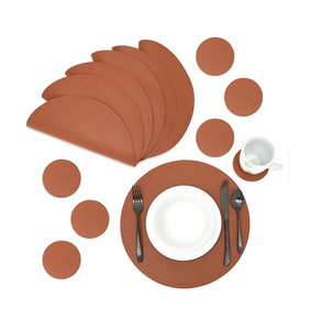 Assiette et tapis en cuir de taille personnalisée et napperon pour table à manger à eau accessoire à prix réduit, meilleure vente - Product Image 1