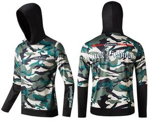 เสื้อตกปลาแขนยาวมีฮู้ดสำหรับตกปลาเสื้อตกปลาแบบระบายอากาศได้ดีแห้งเร็วออกแบบได้ตามต้องการ - Product Image 4