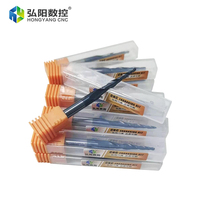 Fraise à queue conique allongée Hongyang CNC 12/12,7 mm, en carbure de tungstène avec revêtement anti-adhérent