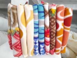 All-Season King Size Extra Soft 100% Wool <b>Throw</b> Cozy Plush Lightweight Quilted <b>Couch</b> Blanket Japan Style Dot Pattern - Product Image 3