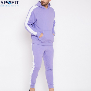 Ensemble survêtement en molleton pour homme imprimé hiver 2 pièces personnalisé 100% coton à capuche - Product Image 3
