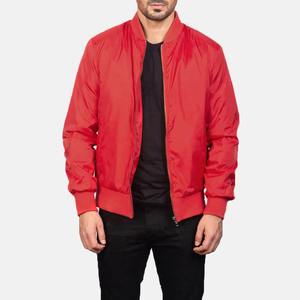 Produits phares, vente chaude, veste bomber personnalisée élégante à col montant long et fin, broderie personnalisée, fabriquée au Pakistan - Product Image 1