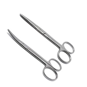 Ciseaux Mayo en acier inoxydable droits et courbes 15 cm, lot de 2 pièces, fabricant et fournisseur d'instruments chirurgicaux - Product Image 3