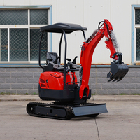 Excavator Mini Crawler WOMI 1-3,5 Ton dengan Kapasitas Bucket 0,03m, Garansi 1 Tahun untuk Penggalian Rumah & Basement