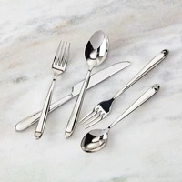 Ensemble de couverts de qualité supérieure moderne, argenterie design pour la salle à manger à domicile, l'accueil des invités et la décoration de table, fabriqué à la main en Inde