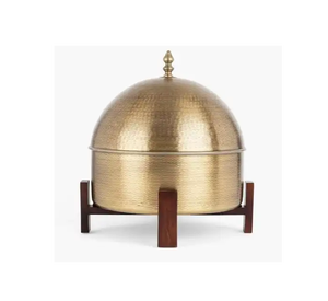 Nouveau design personnalisé casserole en métal Hotpot de luxe fantaisie serveur de nourriture/réchauffeur pour la vaisselle d'hôtel - Product Image 4