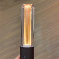 Couvercle de diffuseur de lumière à tube rond à effet de guidage d'éclairage élevé de qualité optique en acrylique transparent extrudé en plastique pour diffuseur à led