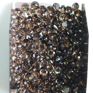 Cuarzo Ahumado Natural de 5MM, Corte Brillante Redondo, Gema Suelta de la Mejor Calidad para la Fabricación de Joyas - Product Image 3