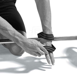 Vente en gros de sangles de poignet de gymnastique de haute qualité Logo personnalisé Figure 8 Matériau en néoprène Protection de poignet réglable pour la sécurité du fitness - Product Image 5