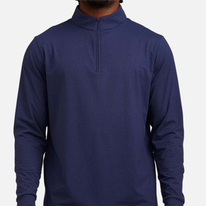 Zip de golf léger pour hommes-Tissu doux et design élégant-Idéal pour les vêtements décontractés et athlétiques - Product Image 1