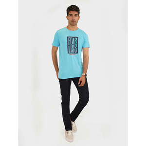 BICE Graphic 100% Cotton Slim Fit T-Shirt Breathable Jersey Screen <b>Printed</b> Logos Active Wear - Product Image 1