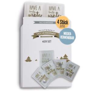 Precioso Juego de 4 Calentadores de Manos y Pies para el Invierno - Product Image 5