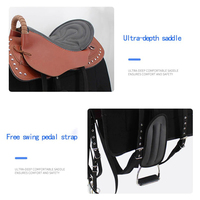 Selle d'équitation personnalisée avec Logo imprimé, nouveau Design, léger, vente en gros