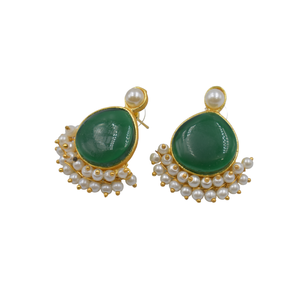 Pendientes de joyería chapados en oro para mujer, regalos de compromiso de boda, pendientes simples al por mayor - Product Image 2