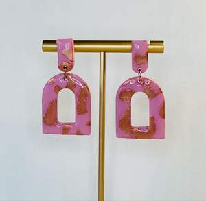 Pendientes de Resina de Lujo, Joyería Diseñable para Mujer, Pendientes de Resina Epoxi Modernos, Diseño Personalizado, Pendientes de Resina Epoxi, Artesanías de Resina - Product Image 4