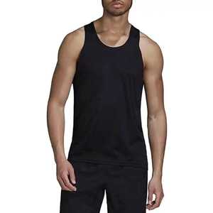 Camisetas sin mangas de algodón de alta calidad, Camiseta deportiva de corte cuadrado, camiseta sin mangas acanalada para hombres de gimnasio personalizada para hombres - Product Image 1