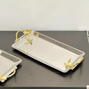 Bandeja de barra de acero elegante minimalista para una presentación elegante de la bebida - Product Image 5