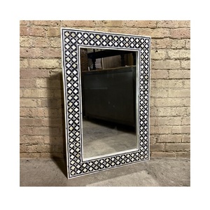 Cadre de miroir en bois de la plus haute qualité avec vadrouille travail forme personnalisée cadre de miroir de grande taille pour la décoration murale - Product Image 5